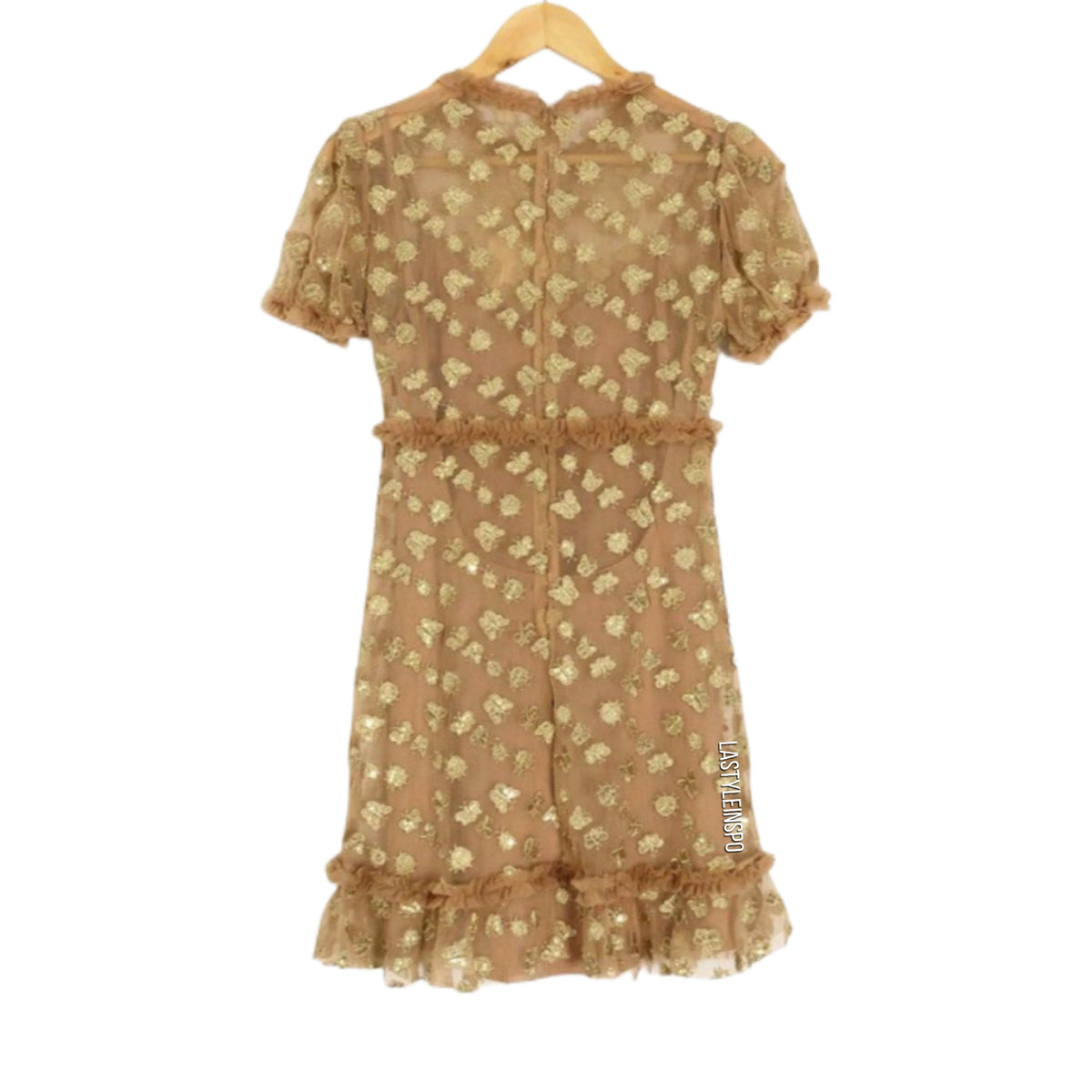 For Love and Lemons Golden Garden Tulle Mini Dress Size Small – LA Style  Inspo