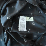 Madewell Sweetheart Puff-Sleeve Midi Dress in Stardot Navy Blue Size 0