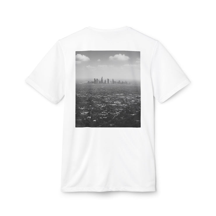 Adidas Men’s Active T-shirt Black & White Hiking Graphic, Hollywood-Inspired