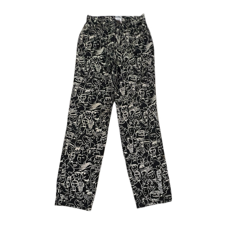 Moschino Jeans 90s Iconic Fashion Pants Designer Pattern Size XS