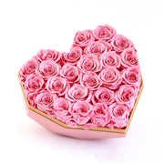 Mother’s Day Wifey Goddess's Gift Box Preserved Silk Flowers Luxurious Real Roses Pink, Red