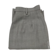 Banana Republic Timeless Pencil Skirt Back Slit Plaid Size 2