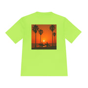 Men's Californian Sunset Moisture Wicking Tee Beachwear Vacation Shirt Outdoor Activewear