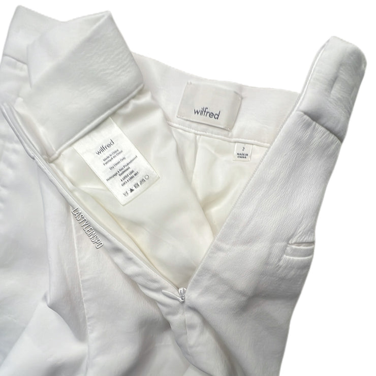 Wilfred Casual Shorts Asymmetrical White Size 2