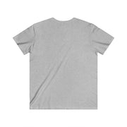 Men's V-Neck Retro T-Shirt Palm Trees 100% Cotton Original Design Gift for Him