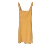 Free People Bardot Mini Dress in Stylish Mustard Size XS