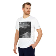 Adidas Men’s Active T-shirt Black & White Hiking Graphic, Hollywood-Inspired
