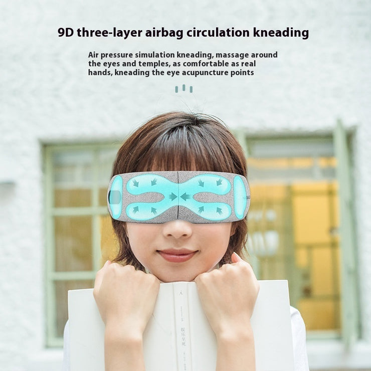 Eye Care Pneumatic Vibration Heating Graphene Hot Compress Machine