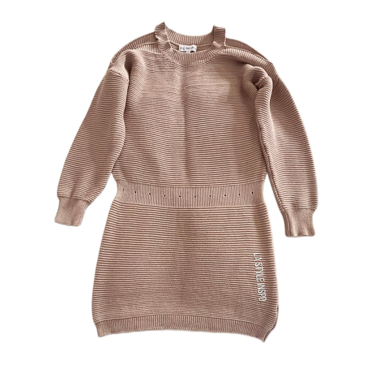 All The Ways Knitted Mini Dress Long Sleeved Size M