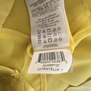 BCBG Classy Cocktail Strapless Mini Dress in Yellow Size 4
