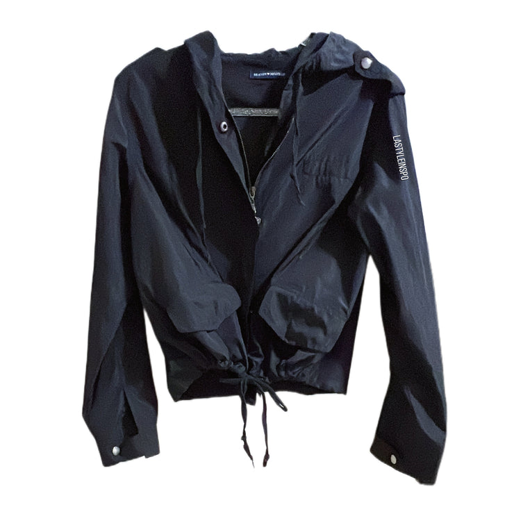Brandy Melville Windbreaker Hoodie Waterproof Black One Size