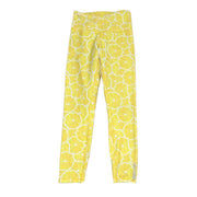 Wildfox WF Leggings A piece of Lucy Yellow Lemons Pattern Yoga Pants Size XS