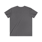 Men's V-Neck Retro T-Shirt Palm Trees 100% Cotton Original Design Gift for Him