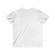 Men's V-Neck Retro T-Shirt Palm Trees 100% Cotton Original Design Gift for Him