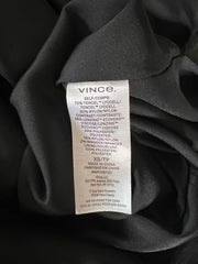 Vince Brand Story Black Midi Dress Size XS
