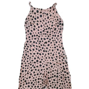 LNA Feline Leopard Jumpsuit Cross Back Size XXS