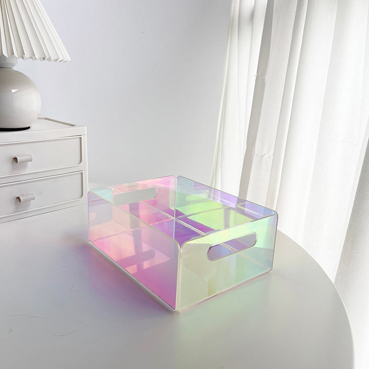 Unicorn Acrylic Clear Tray Organizer Storage Rectangle