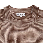All The Ways Knitted Mini Dress Long Sleeved Size M