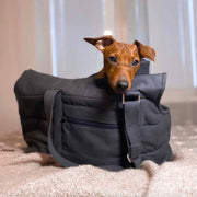 This That Pretty Dog Pawtra Puff Pet Bag Portable Pets Carrier Shoulder Bag in Light Purple, Beige, Light Brown, Beige 20” x 12” x 12”