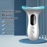 YouthWave Tri-Light EMS Photon Neck Rejuvenation LED Photo-lifting Tightening Device