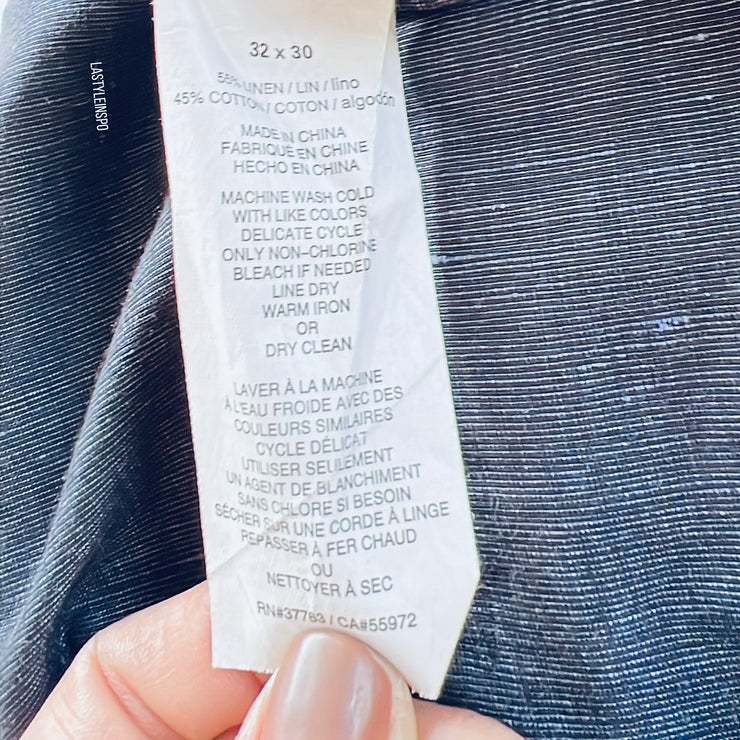 Perry Ellis Mens Pant Blue Size 32 x 30