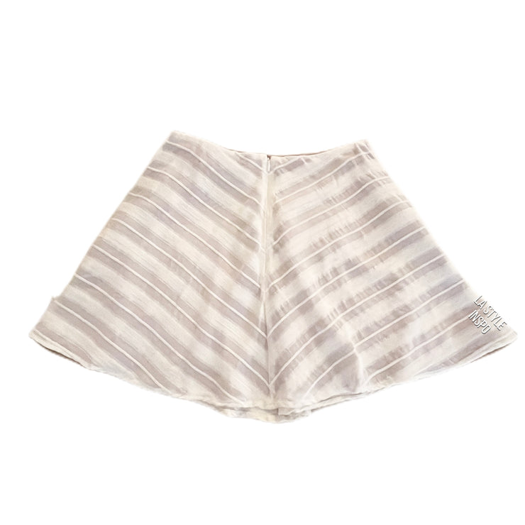 For Love and Lemons Boho Mesh Mini Skirt White Size Small