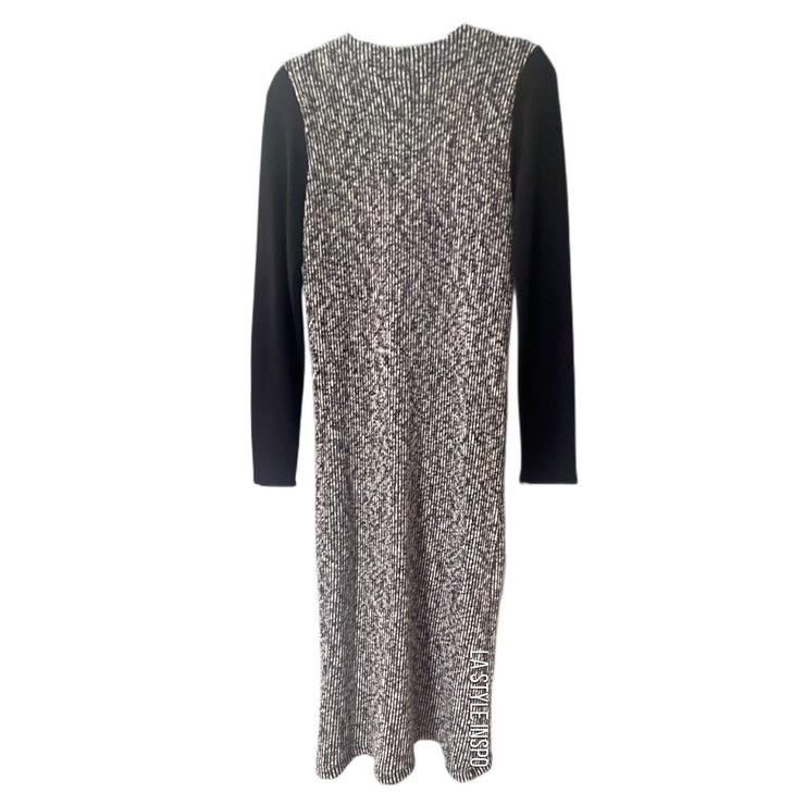 Anthropologie Dolan Long Knit Cardigan Black and White Size S