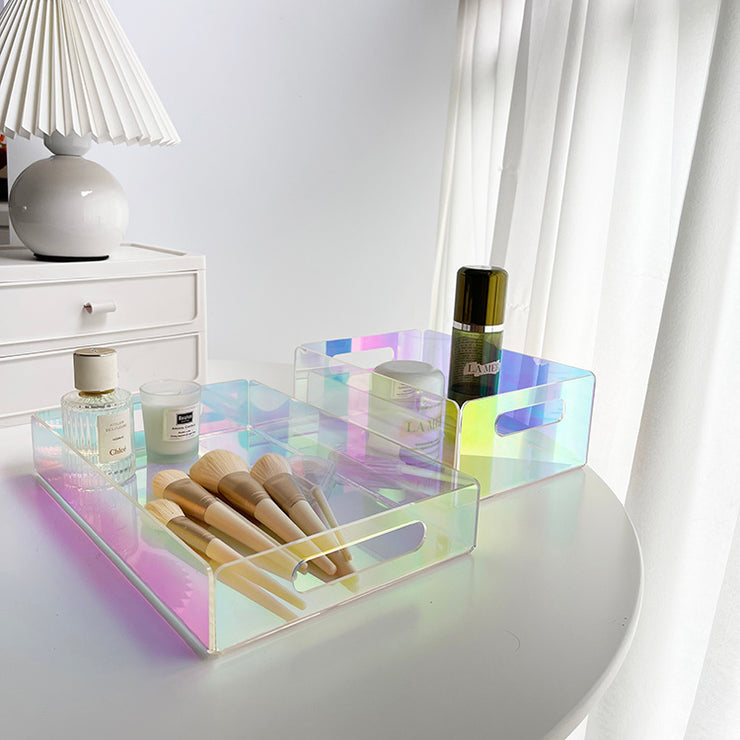 Unicorn Acrylic Clear Tray Organizer Storage Rectangle