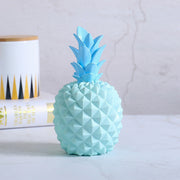 LA Style Inspo Pineapple Shaped Piggy Bank Art Ornament Home Decor in Pink, Yellow, White, Blue Turquoise Sizes S, M, L