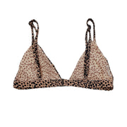 Leopard Top Bikini in Animal Print Size Small