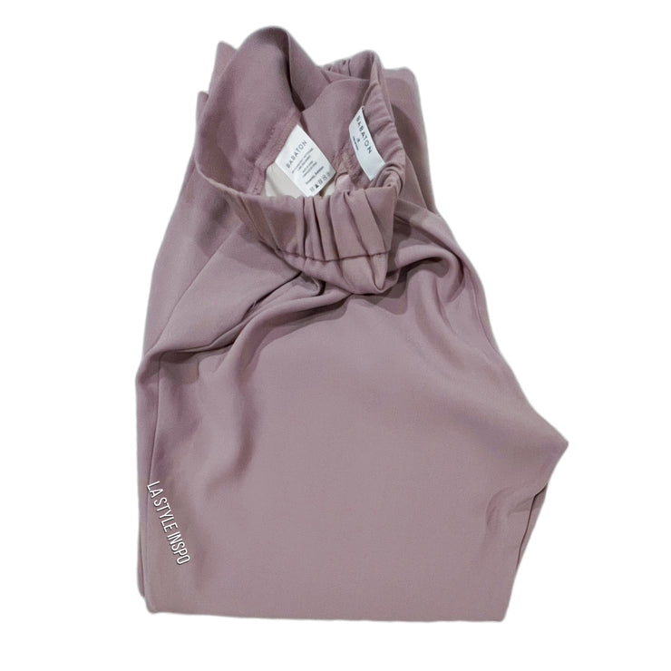 Babaton Pants Dark Rose Light Brown Nude Size 12
