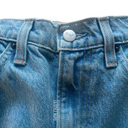 Reformation Jeans Ozark Cynthia High Rise Straight Two-Tone Blue Jeans Size 23