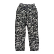 Moschino Jeans 90s Iconic Fashion Pants Designer Pattern Size XS