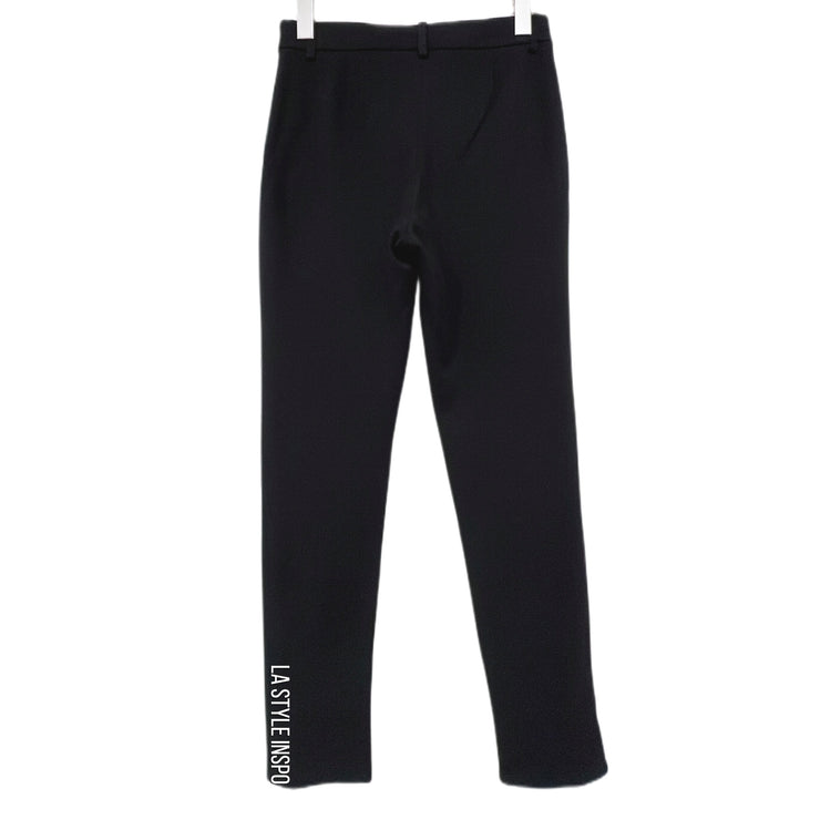 Emilio Pucci Made in Italy Dress Pants Straight Business Casual Black Size XS