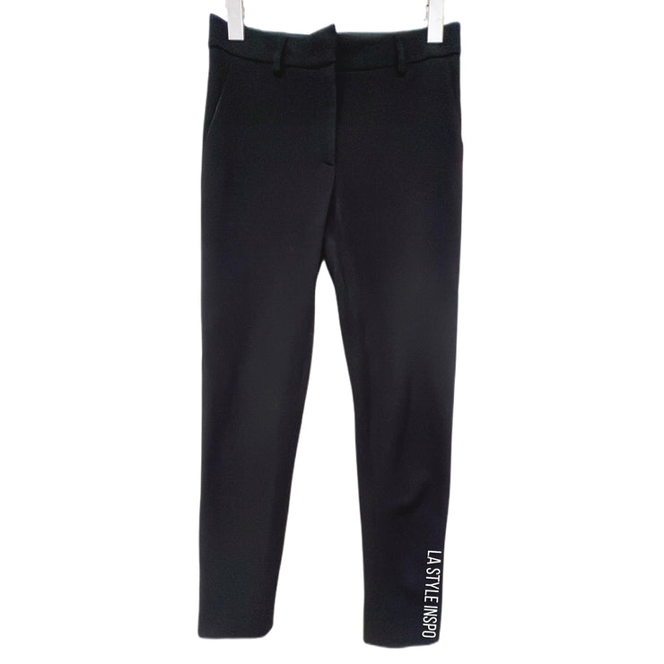 Emilio Pucci Made in Italy Dress Pants Straight Business Casual Black Size XS