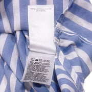 Lucky Brand 100% Cotton Blue and White Striped Button-Up Long Sleeve Shirt Size Small