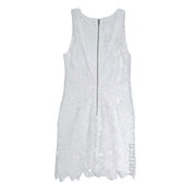 ASTR The Label White Lace Floral Mini Dress Size Medium
