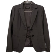 Weekend MaxMara Womens Blazer Single Breasted Gray Size 4