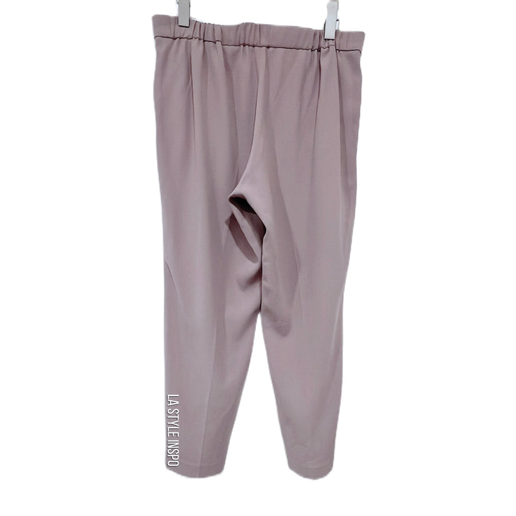 Babaton Pants Dark Rose Light Brown Nude Size 12