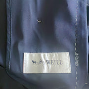 Weill Trench Coat Navy with Beige Buttons Size 14