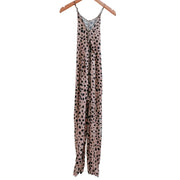 LNA Feline Leopard Jumpsuit Cross Back Size XXS