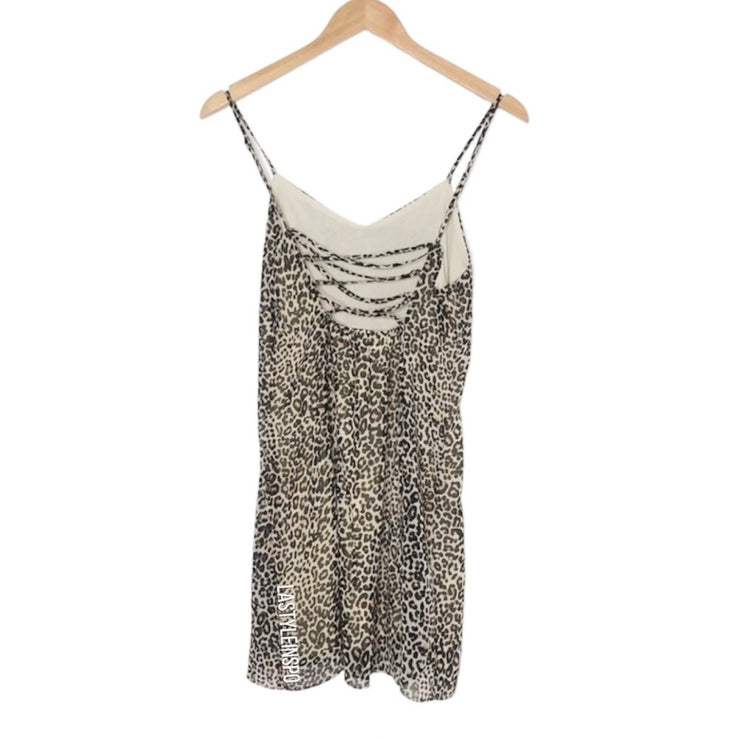 Urban Outfitters Cheetah Mini Dress Animal Print XS