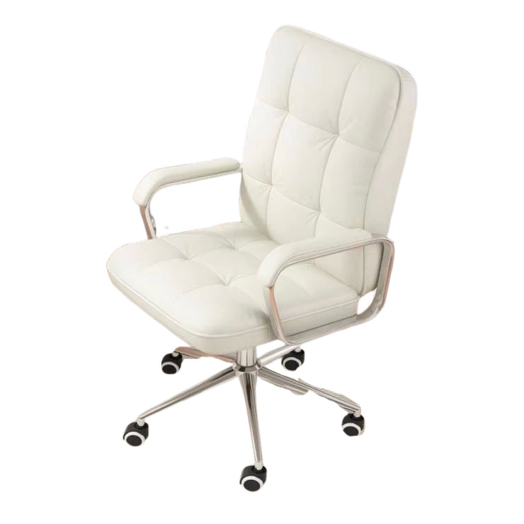 Malibu Executive Office Chair Computer Desk Faux Leather Swivel Lift in Pink, White, or Brown Caramel
