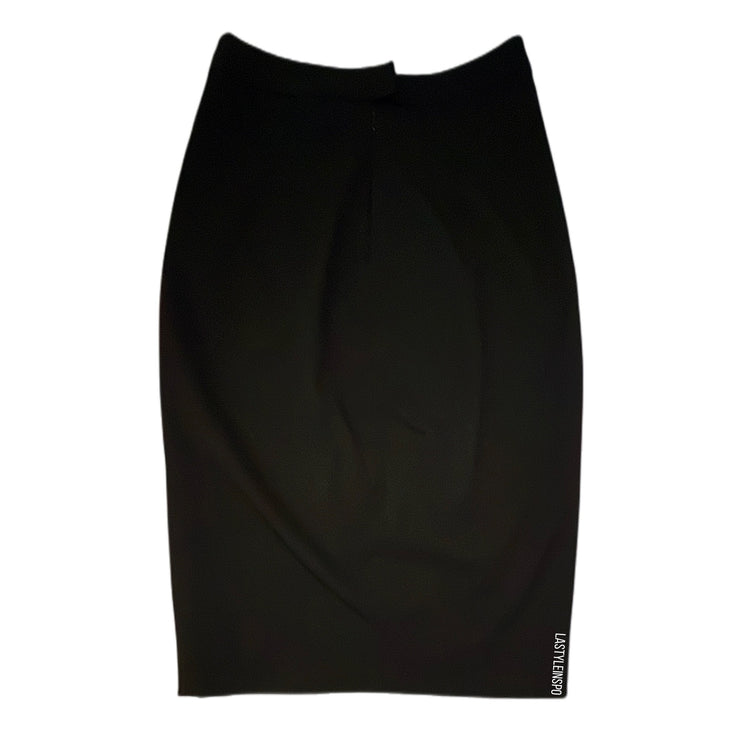 L’AGENCE Pencil Skirt High Waist High Slit Black Size 0