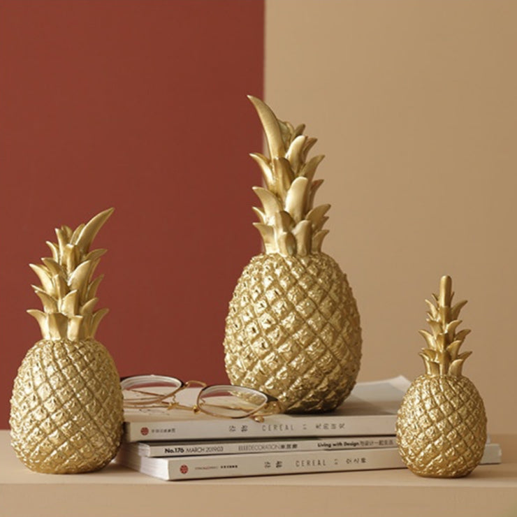 Creative Golden Pineapple Home Decoration Luxury in Gold, White or Black