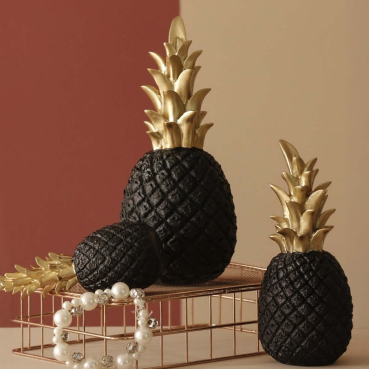 Creative Golden Pineapple Home Decoration Luxury in Gold, White or Black