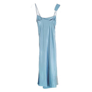 CULTNKD Silky Maxi Dress Baby Blue Size Small