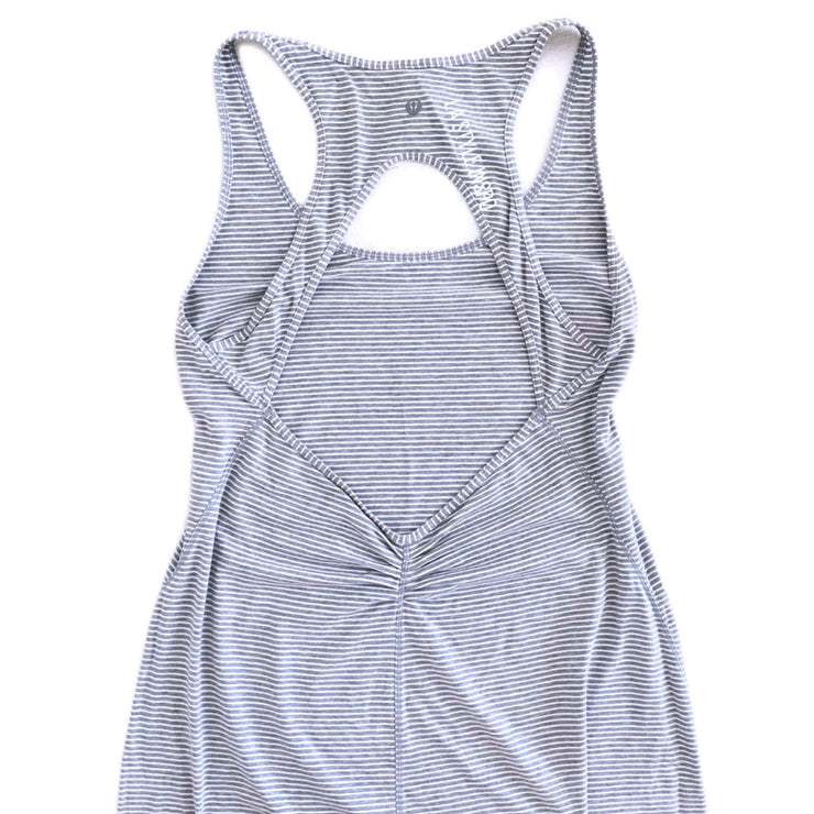 Lululemon Sports Dress Crossed Back Striped Size 8