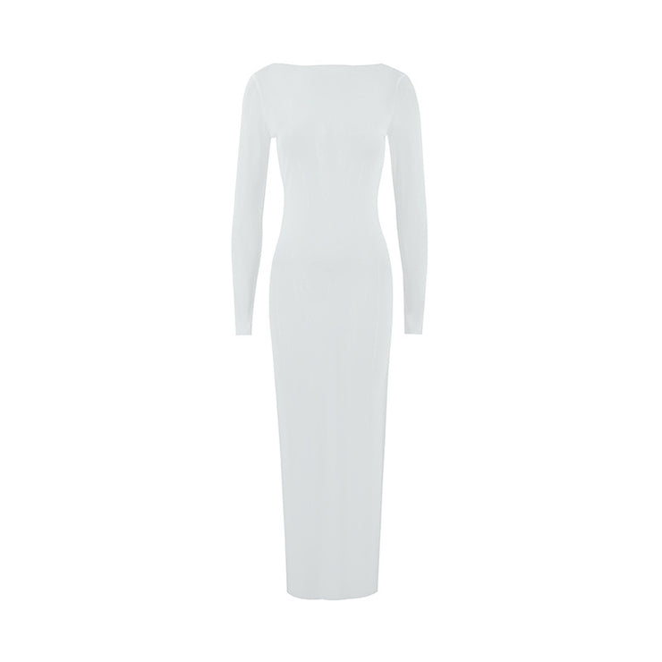 Zuma Beach Sheer Mesh Maxi Dress White or Black Size S, M, L