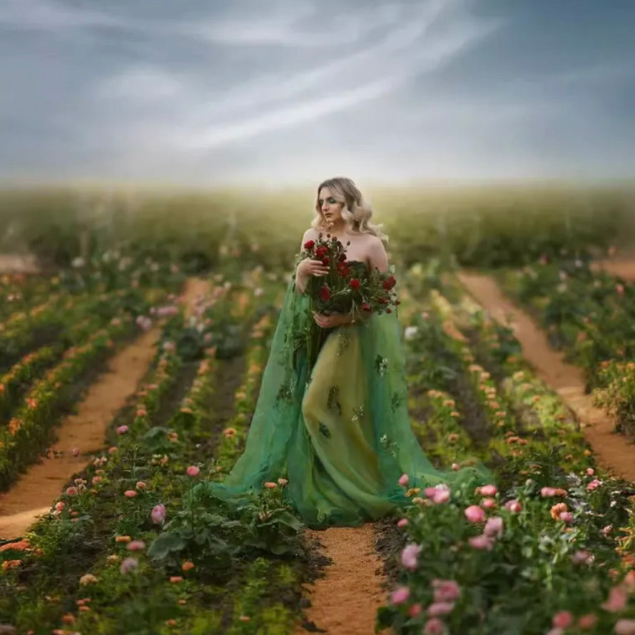 Stunning Fairy Queen Goddess Elf Fantasy Women Elegant Boho Maxi Dress – LA  Style Inspo